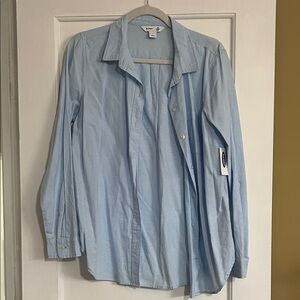Old Navy Sky Blue Casual Shirt